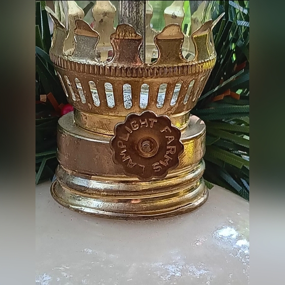 Vintage Oil Lamp Made in Italy 🇮🇹 Lamplight Farms - Picture 6 of 7